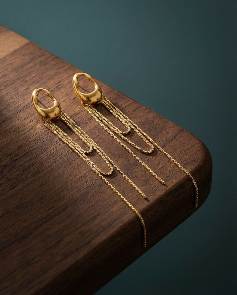 Ibhande Chain Earrings